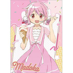 魔法少女まどか☆マギカ クリアポスター 鹿目まどか(ice cream PARTY)