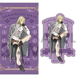 SAKAMOTO DAYS クリアファイル&ダイカットステッカーセット~ASIAN STREET STYLE~ 4.神々廻