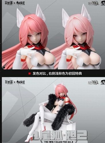 御模道X 霊獣シリーズ 「九尾の狐ver.」少女1/12 スケール プラモデル 高さ約19CM (特別版) [並行輸入品]