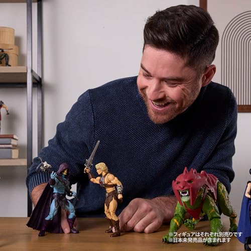 【Amazon.co.jp 限定】マスターズ オブ ユニバース(MASTERS OF THE UNIVERSE) クロニクル スケルター Skeletor フィギュア 30か所可動 約16.5cm（6.5インチ）スケール 6歳から ブルー JKJ23