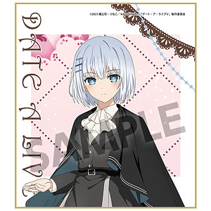 デート・ア・ライブV 描き下ろしミニ色紙 鳶一折紙 不思議の国のアリス ver.