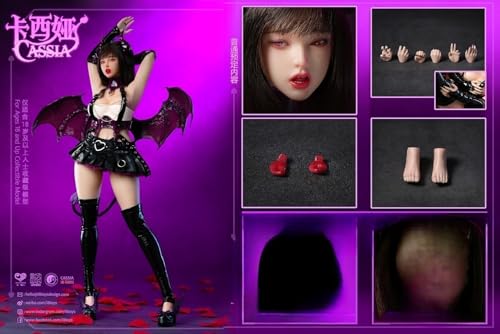 【JEEASS】i8toys 1/6 フィギュア カシア・紫裔魅 素体 ヘッド 服セット フルセットアクションフィギュア i8-G001