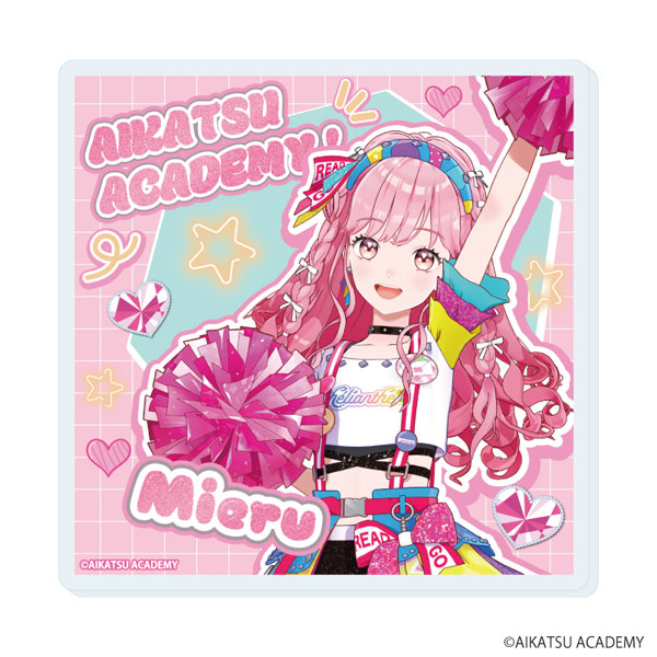 アクリルコースター「アイカツアカデミー!」01/姫乃みえる チアver.(撮り下ろし)