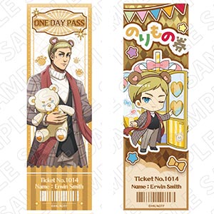 進撃の巨人 チケット風ブロマイドセット(エルヴィン)