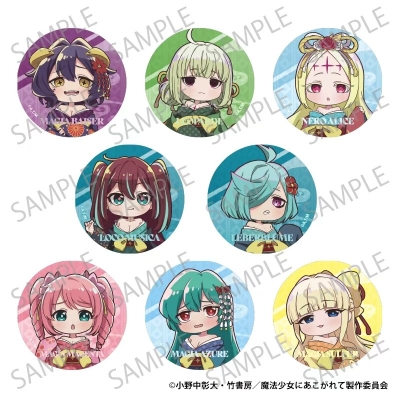 【グッズ-バッチ】魔法少女にあこがれて トレーディングきらきら缶バッジ デフォルメ 花魁ver.【再販】