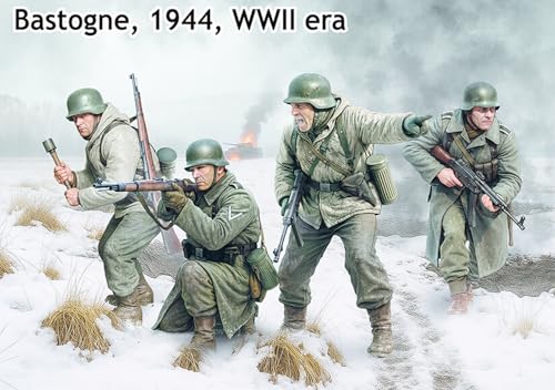 マスターボックス 1/35 ドイツ 国防軍歩兵 4体入 バストーニュ 1944年12月 プラモデル MB35254 (人物)