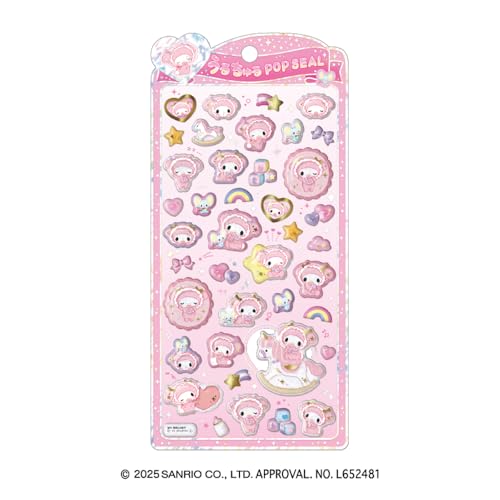 クラックス CRUX うるちゅる ポップシール マイメロディベビー ぷっくり 立体 スマホデコ 推し活 131784