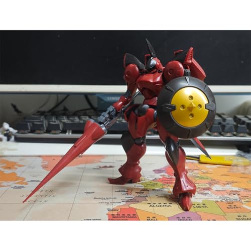 HiPlay 酋長大陸 1/144 超動騎兵 アクタン レッド ダブルヘッド 色分け済みプラモデル 組み立てキット