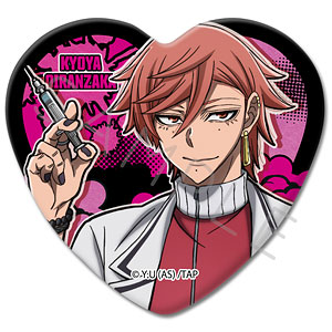 TVアニメ「桃源暗鬼」第1弾 ハート型缶バッジ YI (花魁坂京夜)