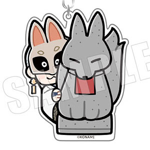 SILENT HILL f × ぶくぶ おおきめアクリルキーホルダー 08.狐面の男 見守り