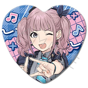 アニメ『ガールズバンドクライ』第5弾 ハート型缶バッジ ZI (ヒナ)