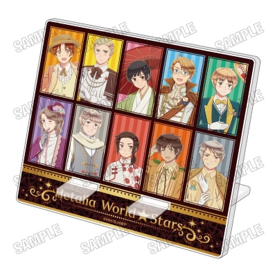 【グッズ-スタンドポップ】アニメ「ヘタリア World★Stars」 描き下ろしアクリルマルチスタンド【スイーツパレードver.】【再販】