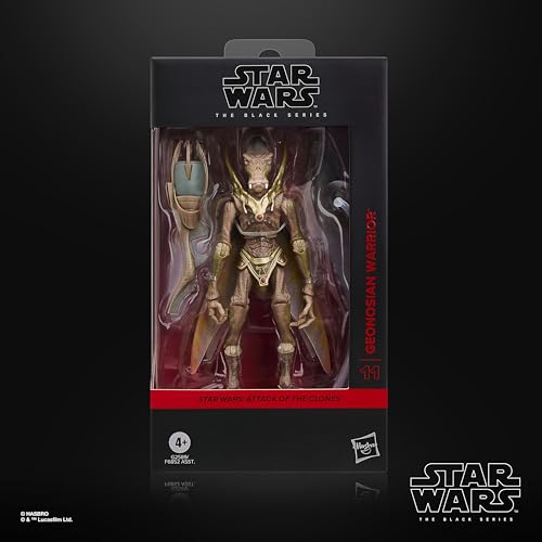 ハズブロ(Hasbro)STAR WARS スター・ウォーズ ブラックシリーズ ジオノージアン・ウォーリアー、スター・ウォーズ エピソード2/クローンの攻撃 コレクション用15cm アクションフィギュア G2089 正規品
