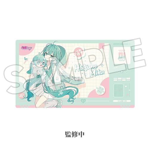 グッドスマイルカンパニー キャラクター・ボーカル・シリーズ01 初音ミク 初音ミク ミクハグシリーズ デスクマット フラワーVer. 素材ポリエステル サイズW70cm×H40cm