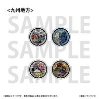 「ガンダムマンホールプロジェクト」 丸缶マグネット2個セット【九州地方・全2種】