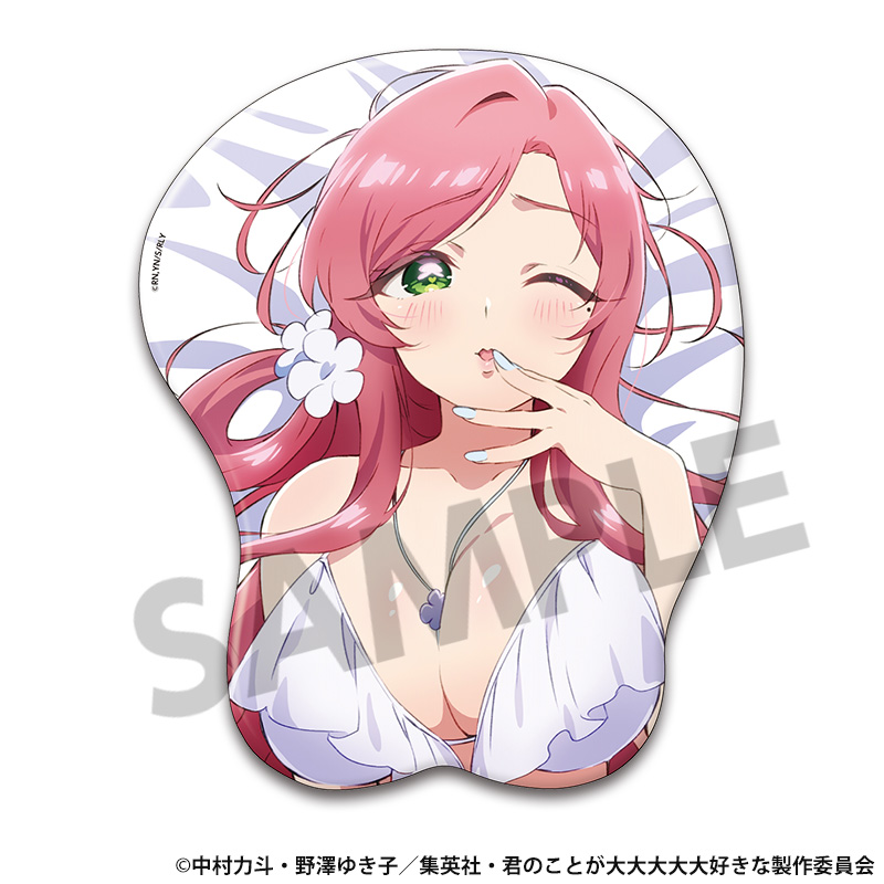 君のことが大大大大大好きな100人の彼女_描き下ろし立体マウスパッド 花園羽々里