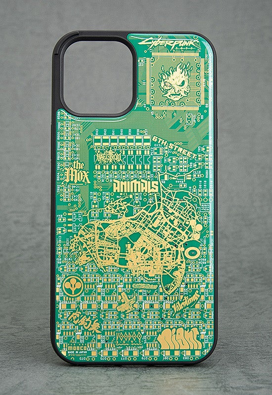 Cyberpunk2077 Night City Map 電子回路基板 iPhone 12PRO MAX ケース by PCB ART moeco
