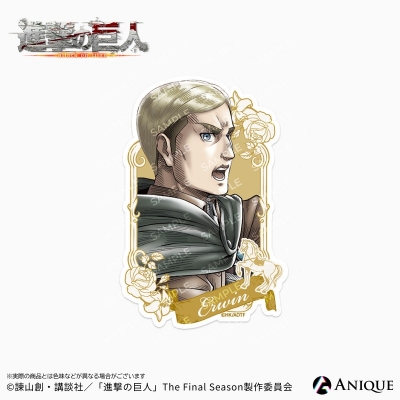 【グッズ-ステッカー】進撃の巨人 【騎馬】エルヴィン ダイカットステッカー【再販】