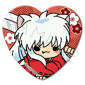 『犬夜叉』 ハート型缶バッジ M-A(犬夜叉)
