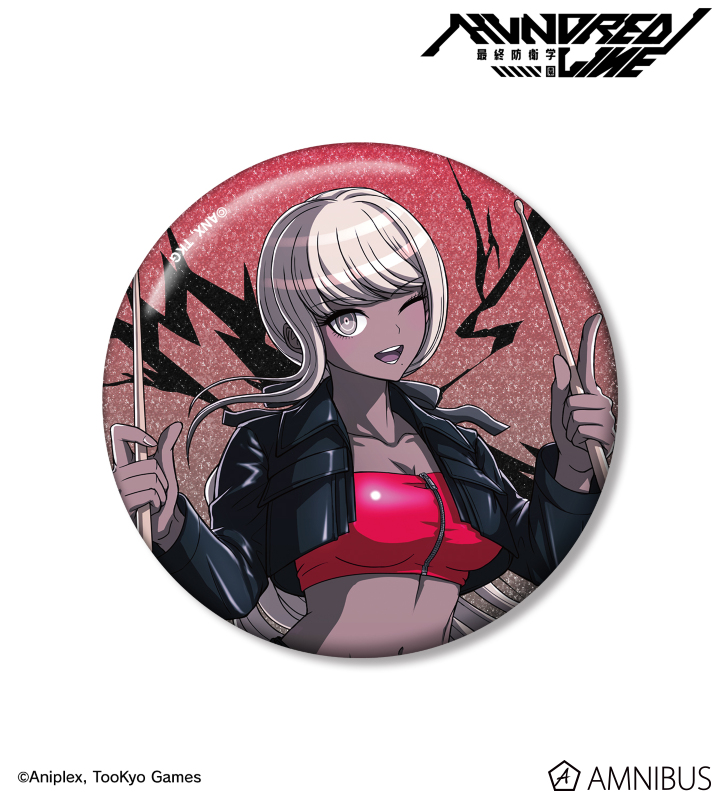 描き下ろし 川奈つばさ ロックバンドver. 75mmグリッター缶バッジ