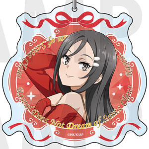 アニメ「青春ブタ野郎はサンタクロースの夢を見ない」アクリルキーホルダー ミニスカサンタ