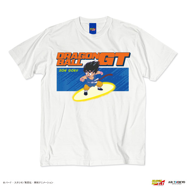 TVアニメ『DRAGON BALL GT』シーンイラストTシャツ 1(孫悟空)フェードホワイトXXL
