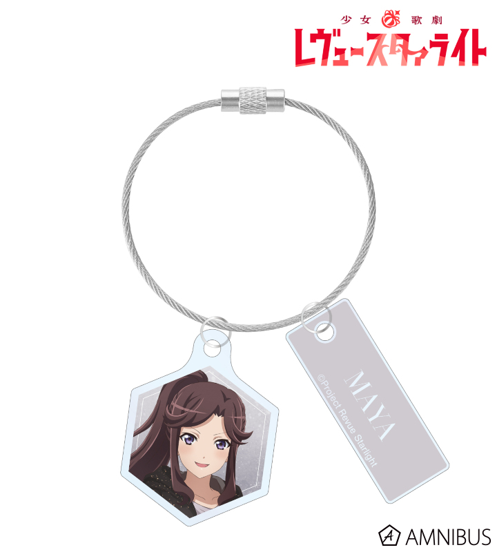 アニメ放送5周年記念 描き下ろし 天堂 真矢 SNOW QUEENver. 2連ワイヤーアクリルキーホルダー