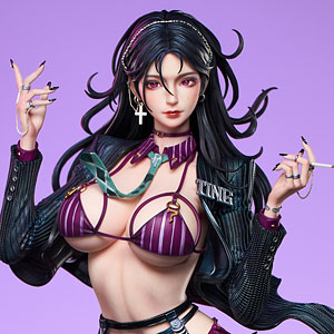 【前入金 銀行振込のみ】EVOLUTION CITY SERIES Fengyulan illustration by 毒瘤 1/4 スタチュー ブラックエディション