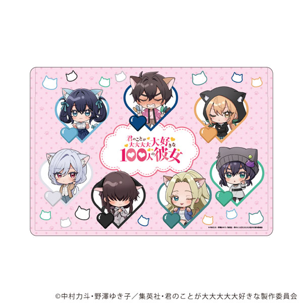 キャラクリアケース「君のことが大大大大大好きな100人の彼女」05/集合デザイン(ミニキャライラスト)