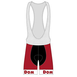 ドムドムハンバーガー サイクルビブショーツ XXL