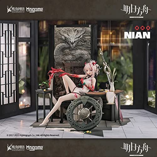 AniGameアークナイツ ニェン 楽逍遥ver.1/7スケール PVC製 塗装済み 完成品 フィギュア【特典付】