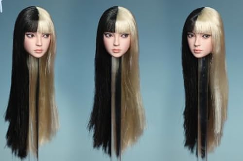 [AC]JKTOYS 1/6 アジア美女ヘッド 冷月 可動眼 K-013C 可動 アクションフィギュア用 ヘット