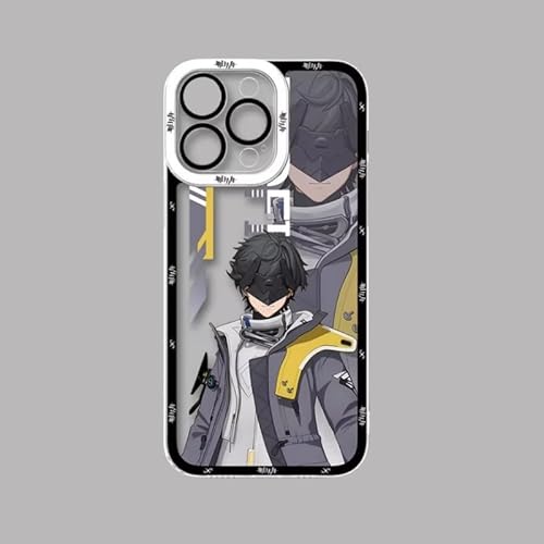 アークナイツ：エンドフィールド スマホケース iPhone17適用ケース 業の管理人 ペリカ チェン・センユー イヴォンヌ TPU 軟殻 保護電話カバー iPhone12/13/14/15/16/17適用カバー 多機種対応 (色-6,iPhone12ProMax適用ケース) [並行輸入品]