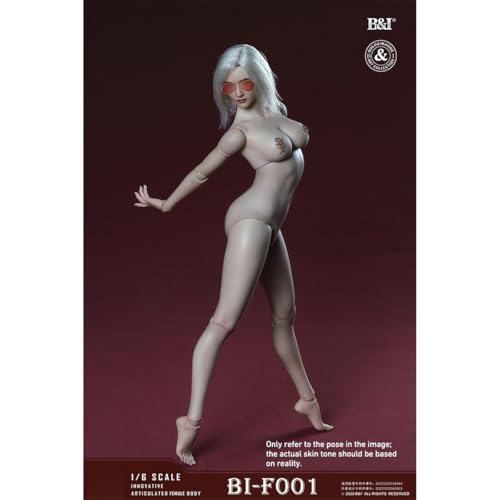 HiPlay B&I 1/6 可動女性素体 高級素体 BI-F001-B & 霜月 ヘッド BI-H001B セット 冷色肌 ボディ フィギュア 超可動