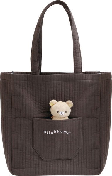 CA88201 リラックマ BASIC RILAKKUMA MONOCHROME トートバッグ