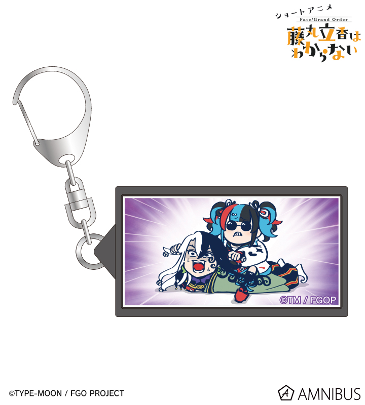 蘆屋道満&清少納言 場面写LEDレトロ看板風キーホルダー