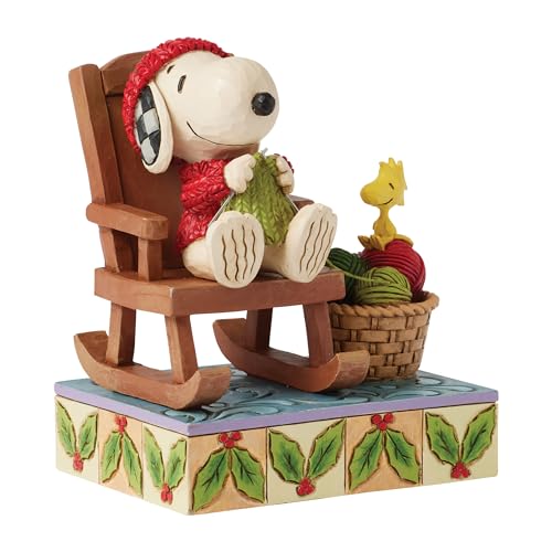 JIM SHORE スヌーピー ロッキングチェア <クリスマス> 6017232