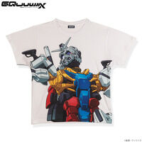 機動戦士Gundam GQuuuuuuX フルパネルTシャツ 白いガンダム【2025年11月発送】