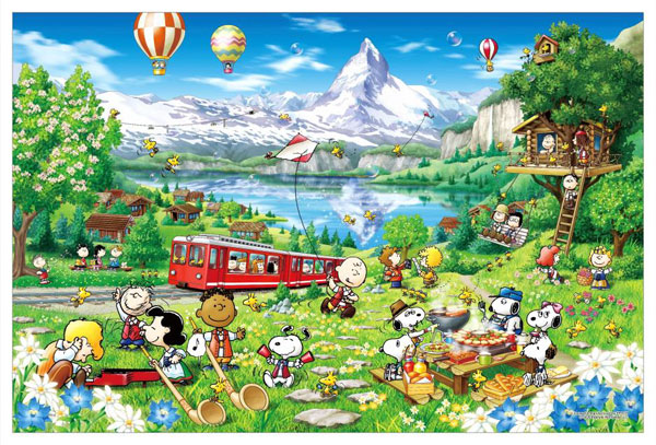 ジグソーパズル スヌーピー イン スイス 1000ピース (12-711s)[エポック]《発売済・在庫品》