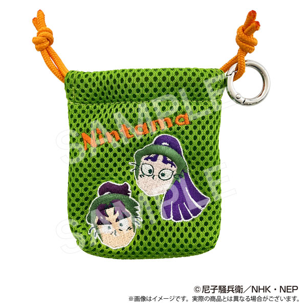 忍たま乱太郎 ミニ巾着 六年生 立花・潮江
