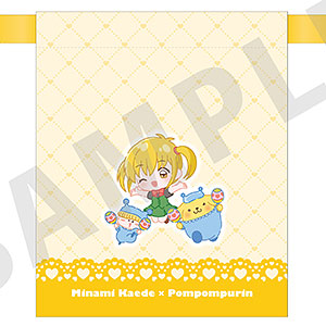 ちゃおヒロインズ×サンリオキャラクターズ 巾着 南楓×ポムポムプリン