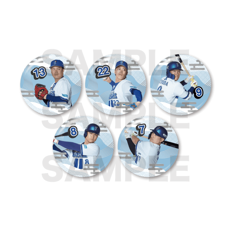 「10月中旬頃以降発送」横浜DeNAベイスターズ 缶バッジ 5個セット（Bセット）