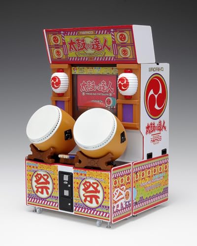 ウェーブ メモリアルゲームコレクション 太鼓の達人 初代 アーケード筐体 1/12スケール 全高約13cm 色分け済みプラモデル GM-031