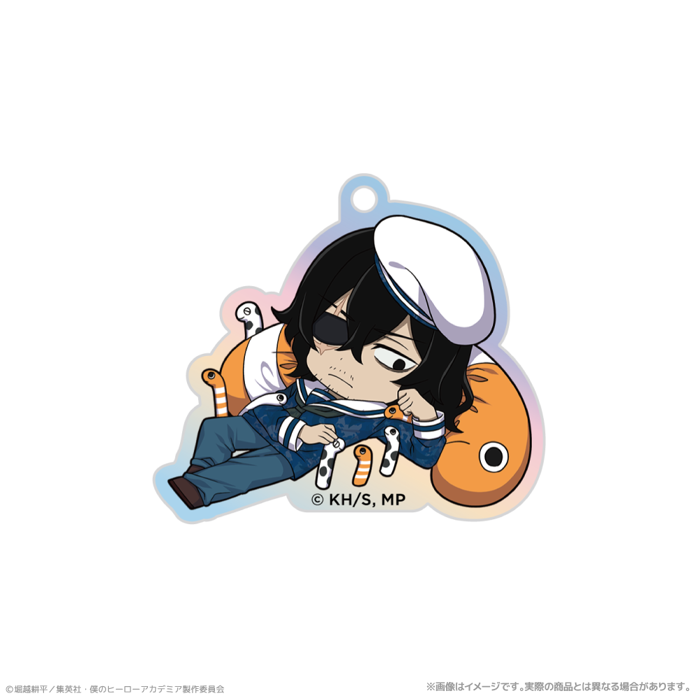 僕のヒーローアカデミア_オーロラアクリルキーホルダー_相澤消太 海の生きものたちと一緒にPLUS ULTRA