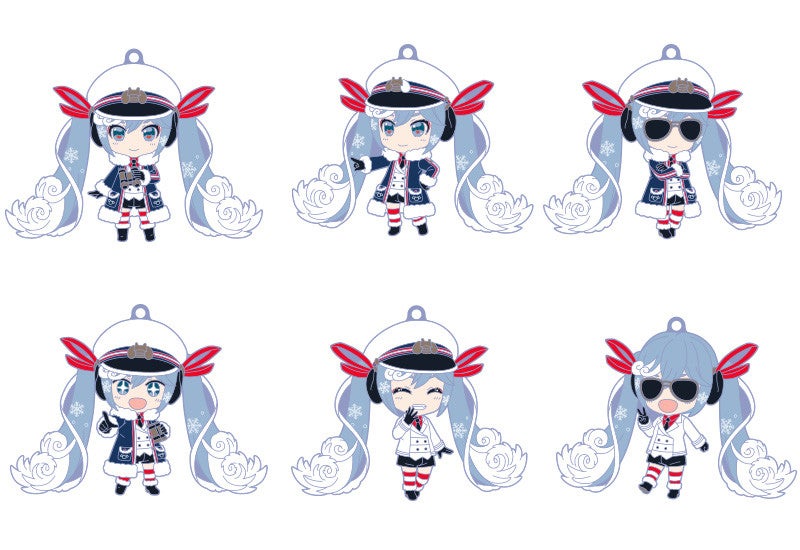 SNOW MIKU 2022 ねんどろいどぷらす トレーディングラバーキーチェーン