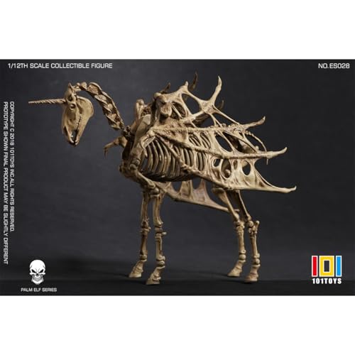 HiPlay 101TOYS 1/12 スケルトンシリーズ スケルトンユニコーン NO.ES028 可動フィギュア 塗装済み 完成品