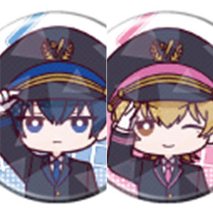 ホログラム缶バッジ(57mm)「TVアニメ『忘却バッテリー』」 02/駅員風ver. POP Artイラスト 9個入りBOX