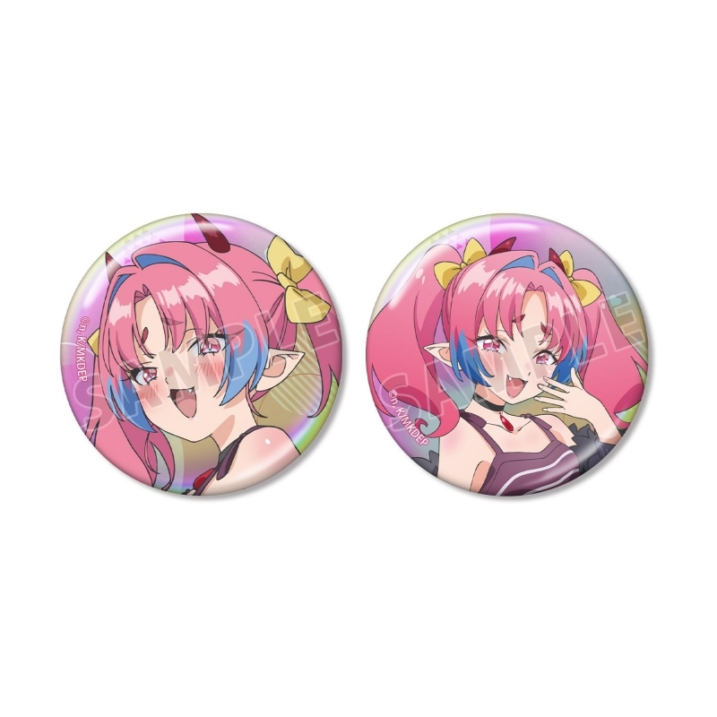カナン様はあくまでチョロい ミルチ・ゼブル オーロラ缶バッジ2個セット