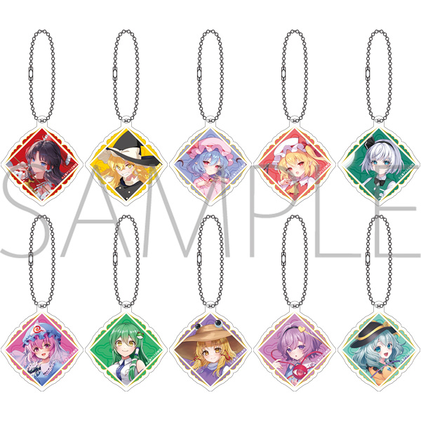東方Project_アクリルキーホルダーコレクション 【BOX／10パック入り】