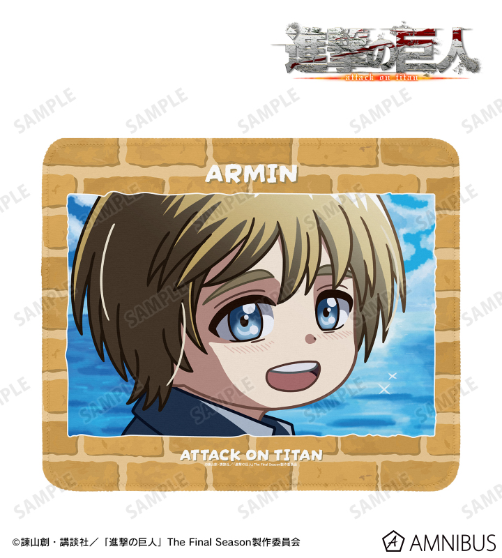 アルミン ゆるコマ マウスパッド